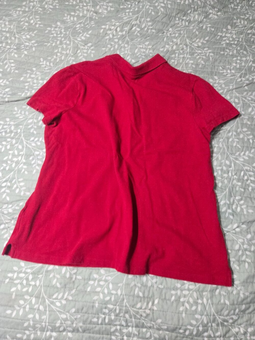 Red Collared Shirt - Picture 2 of 3
